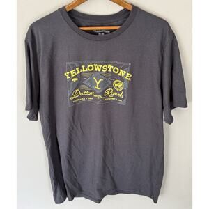 Yellowstone Dutton Ranch Label T-Shirt Adult XXL